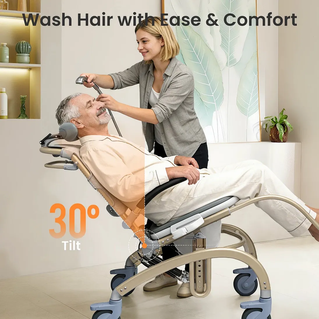 Vocic XZY08 Reclining Shower Chair