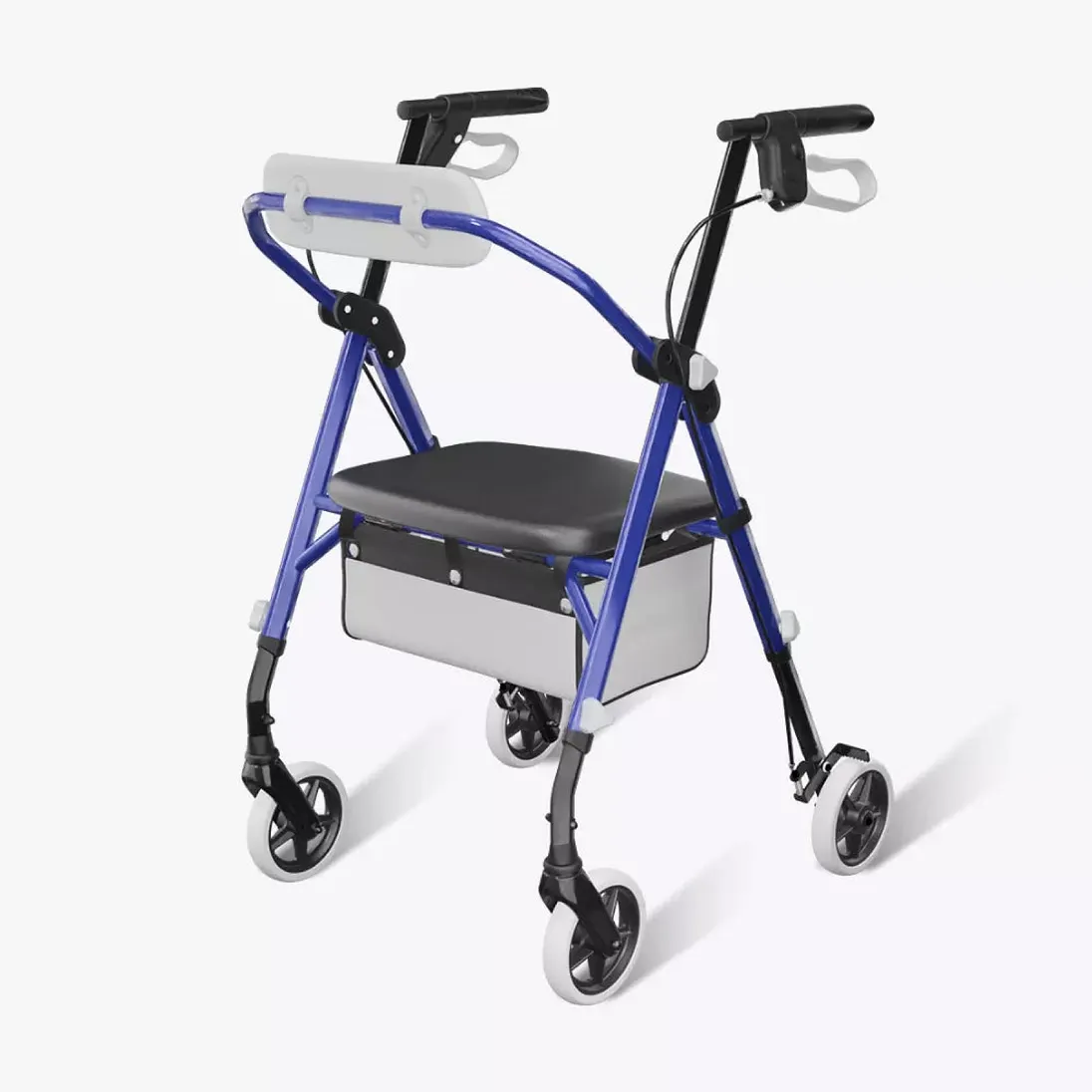 Vocic Z11 Standard Rollator Walker with Padded Seat