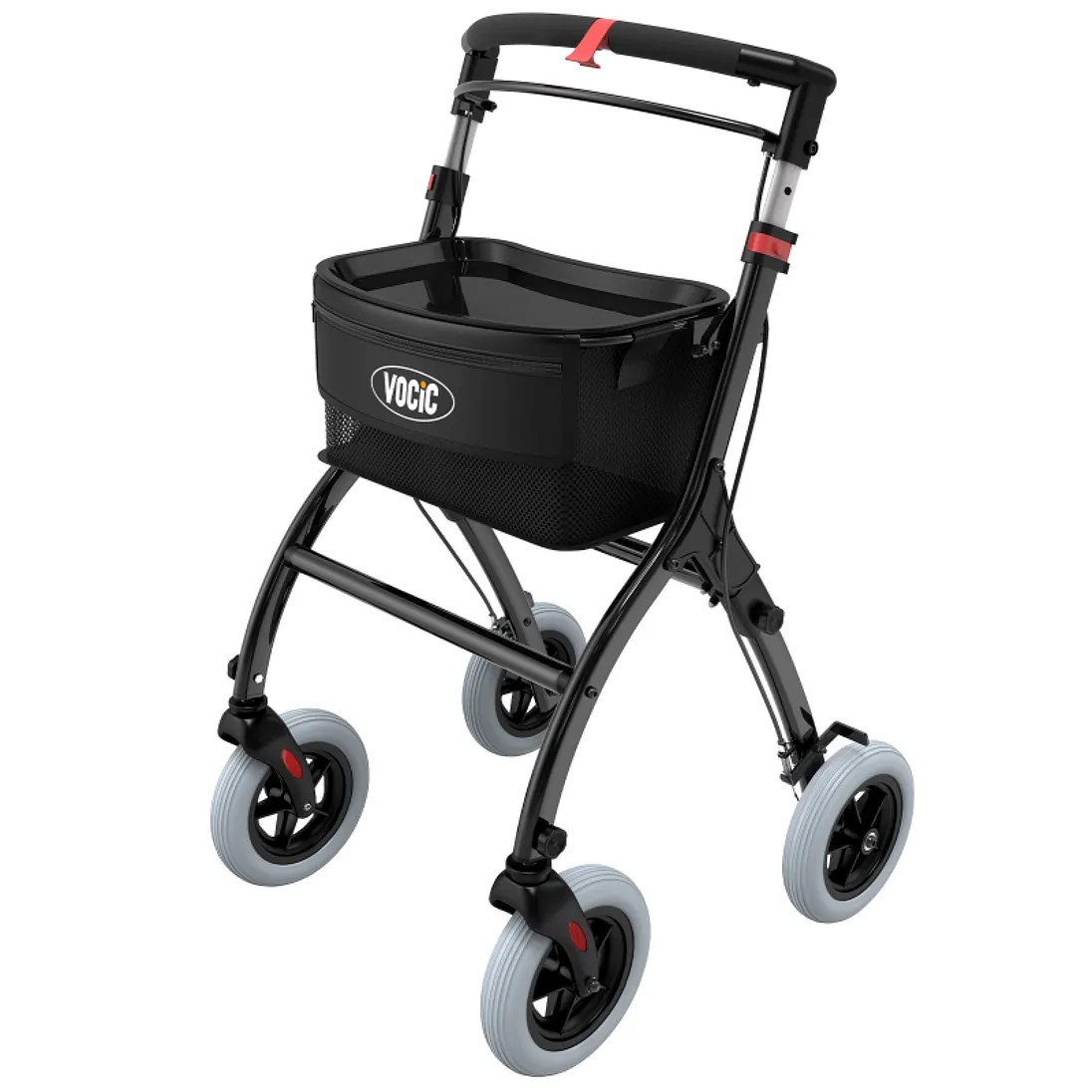Vocic Z32 Slim Foldable Indoor Rollator for Small Spaces