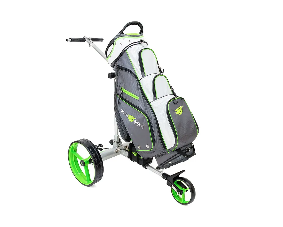 Green Eagle NEOS Foldable Remote Control Electric Golf Push Cart