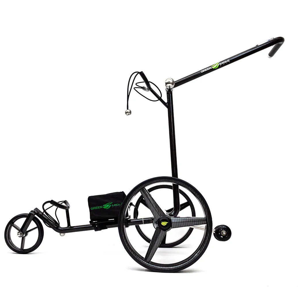 Green Eagle Aria Carbon Remote Carbon Fiber Electric Golf Push Cart