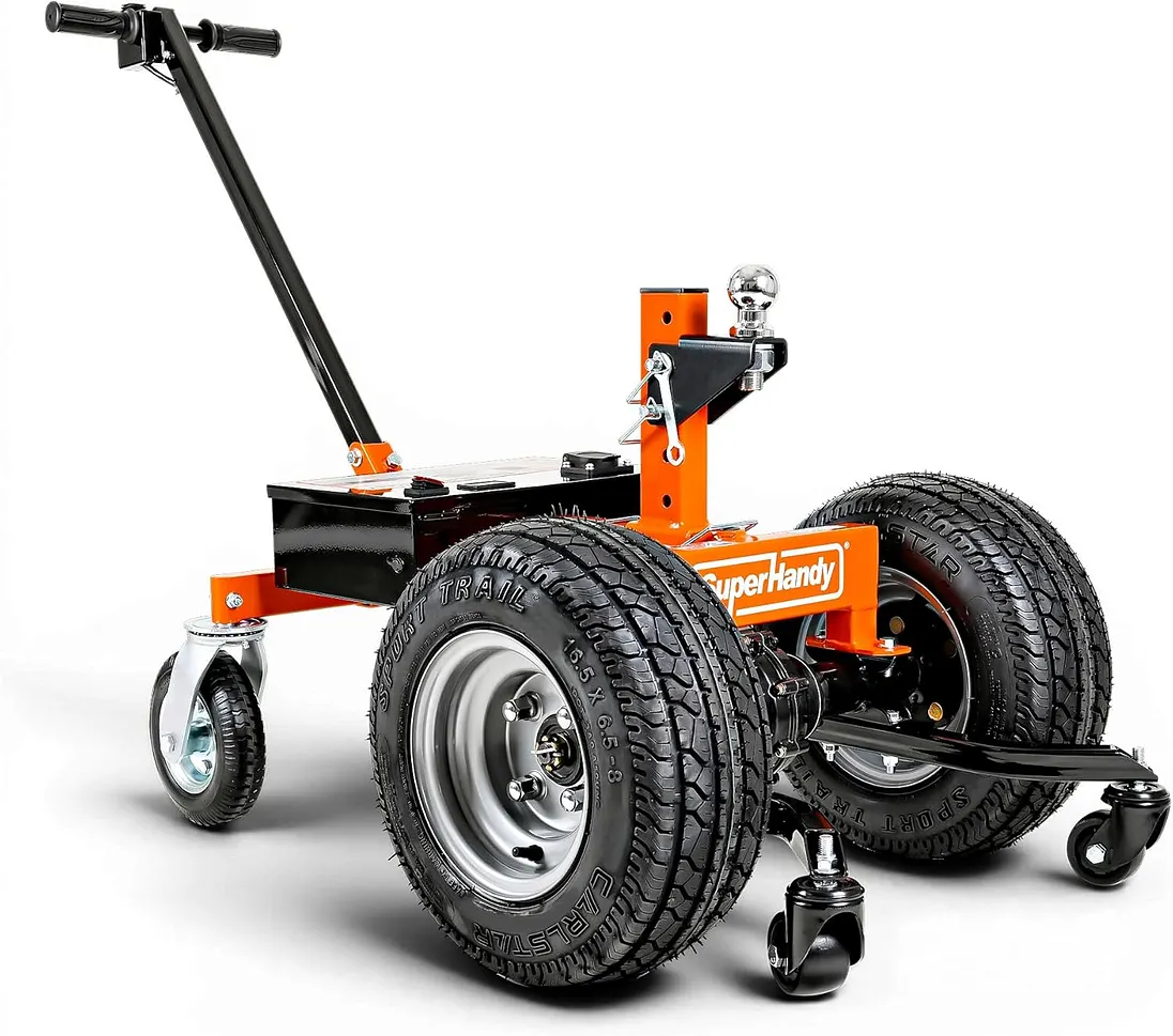 SuperHandy Electric Trailer Dolly, 24V 9Ah Battery, 5000 lb Towing Capacity - GUO158
