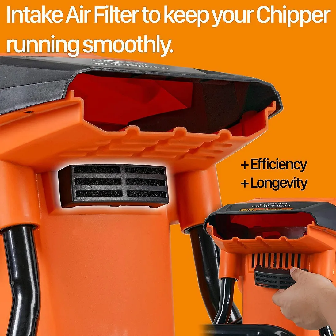 SuperHandy Electric Wood Chipper Lite, 120V Corded - GUT018