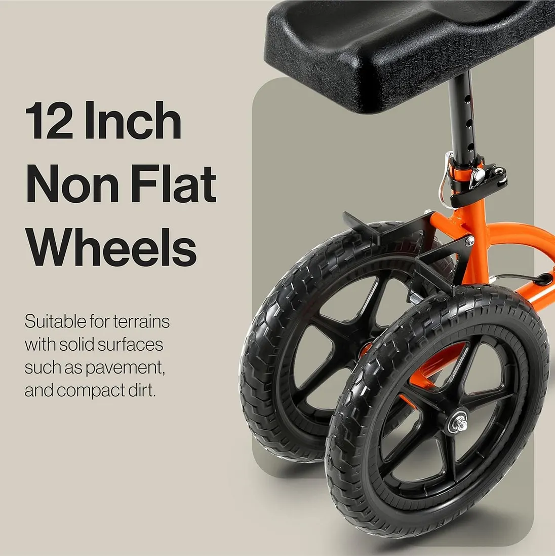 SuperHandy Knee Walker, Height Adjustable, 330 lb Capacity - GUT148