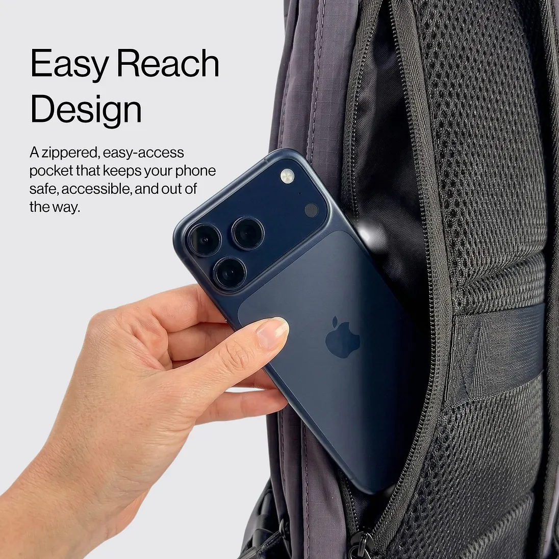 SuperHandy 17" Water-Resistant Tech Backpack with Laptop Compartment - GUT211