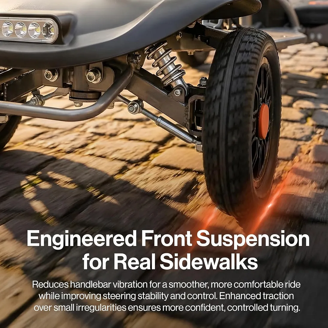 SuperHandy Passport Flex 4-Wheel Mobility Scooter, Quick-Disassembly Aluminum Frame - GUT204