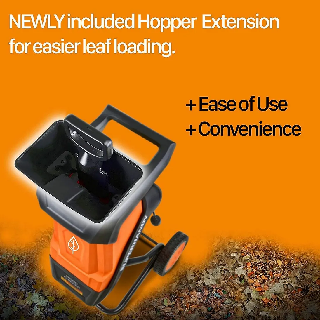 SuperHandy Electric Wood Chipper Lite, 120V Corded - GUT018