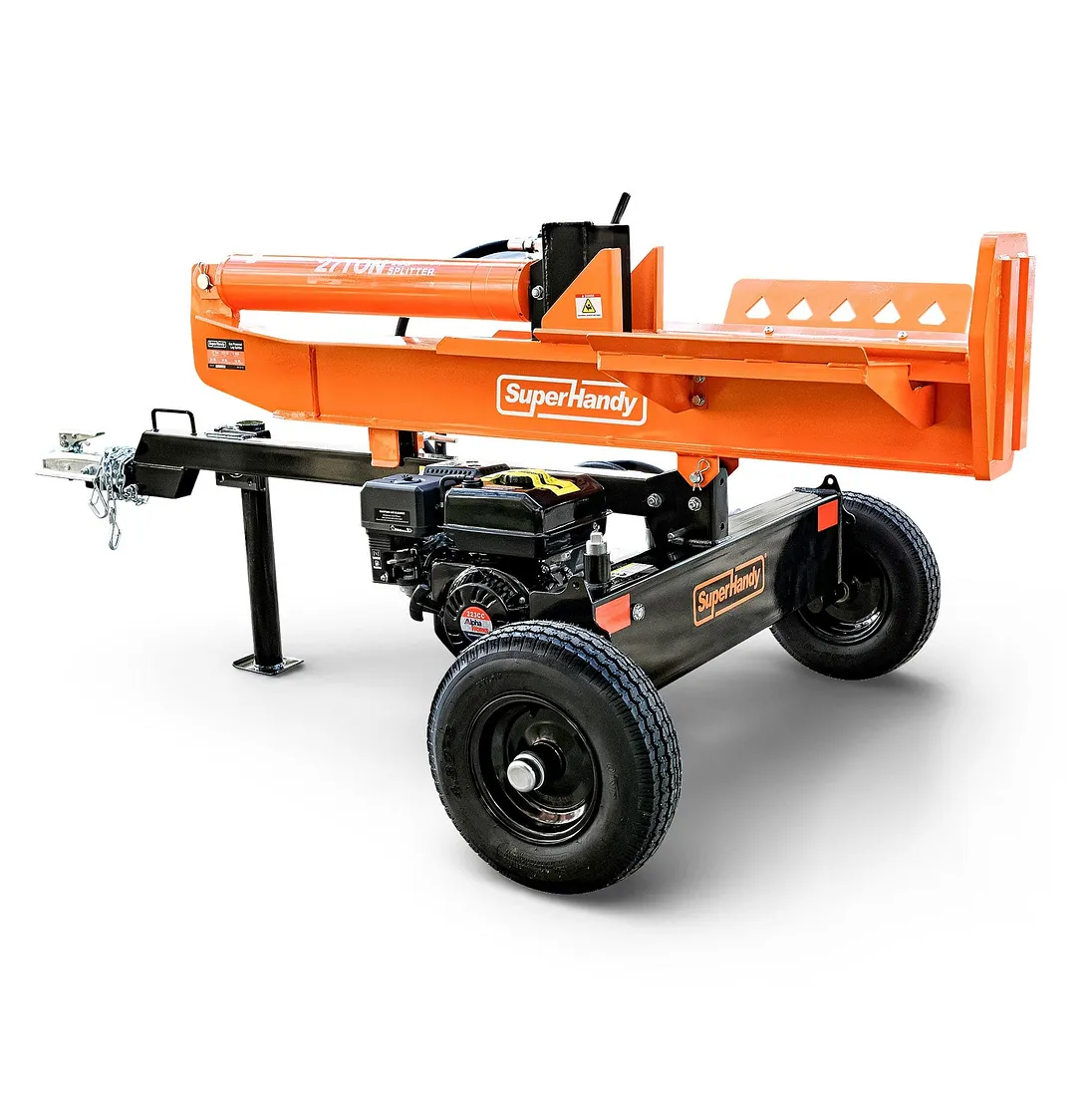 SuperHandy 27 Ton Gas Log Splitter, 223cc, 24" Max Log Length, Vertical/Horizontal - GUT199