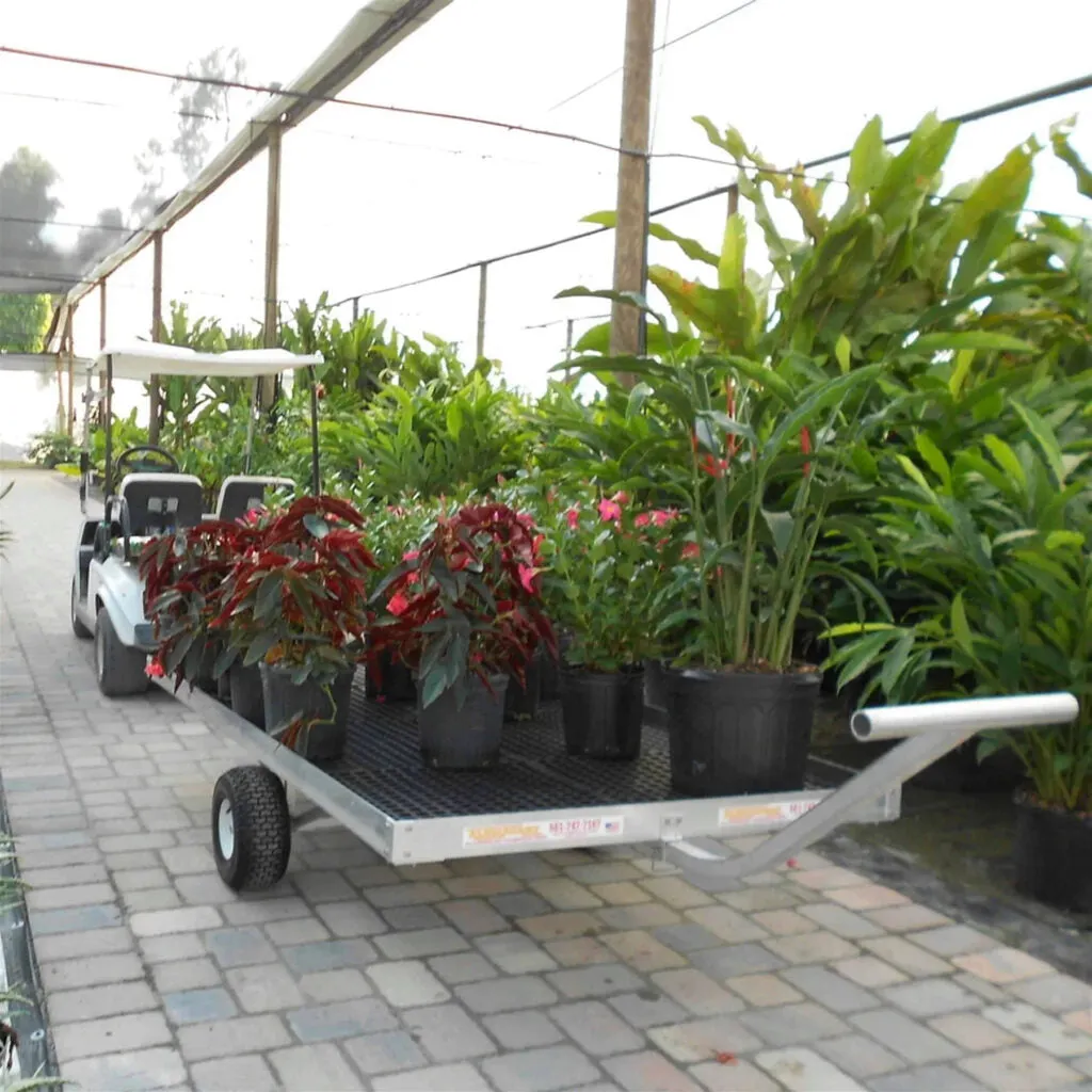 Alumacart Kahuna Heavy Duty Aluminum Semi-Tracking Trailer