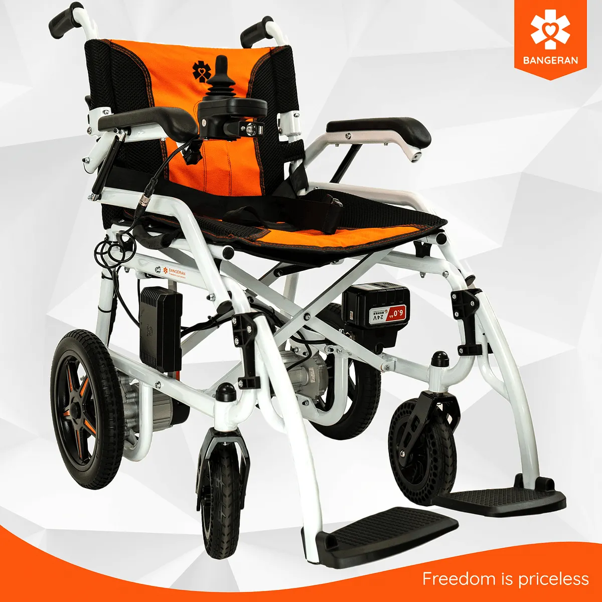 Bangeran Phoenix Ultra Lightweight Portable Folding Electric Power Wheelchair