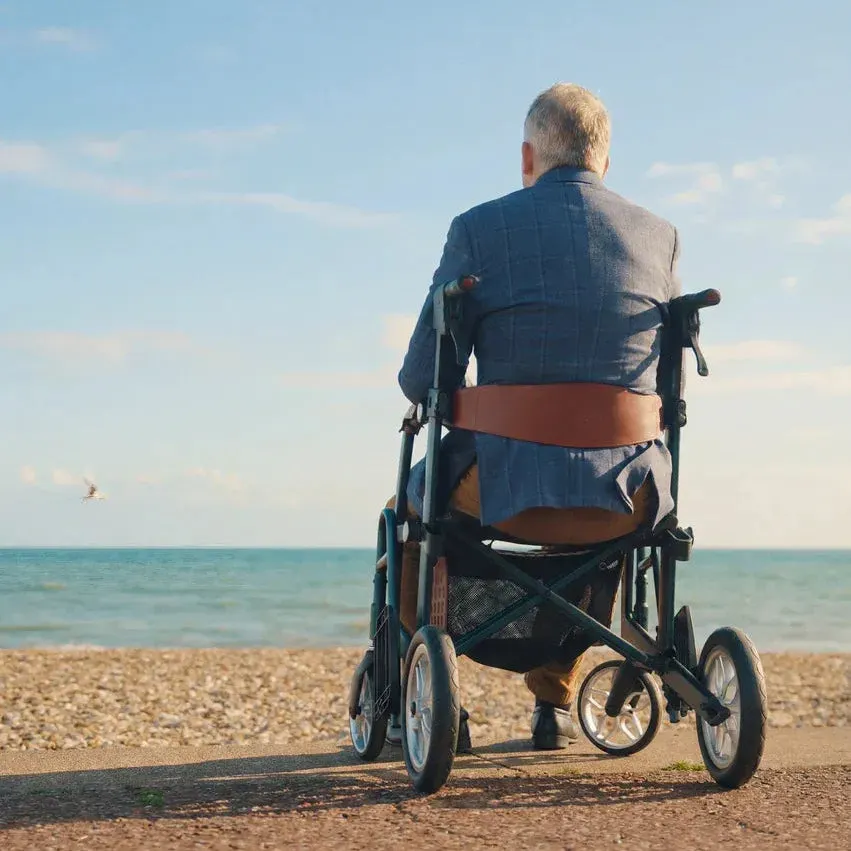 Enhance Mobility Uplivin Gavo 2-in-1 Rollator & Transport Chair