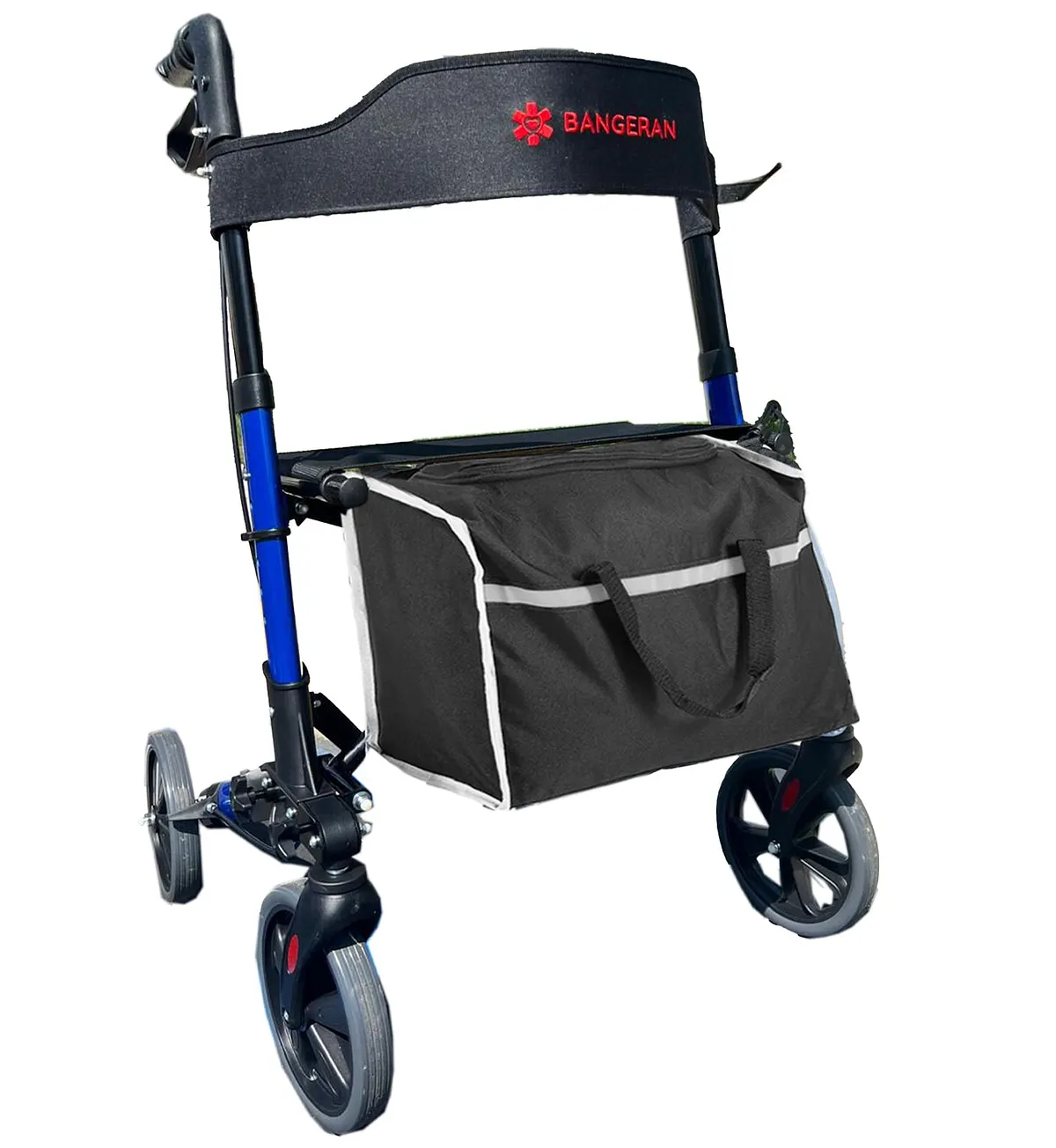 Bangeran EasyCarryMate Foldable 4-Wheel Rollator Walker
