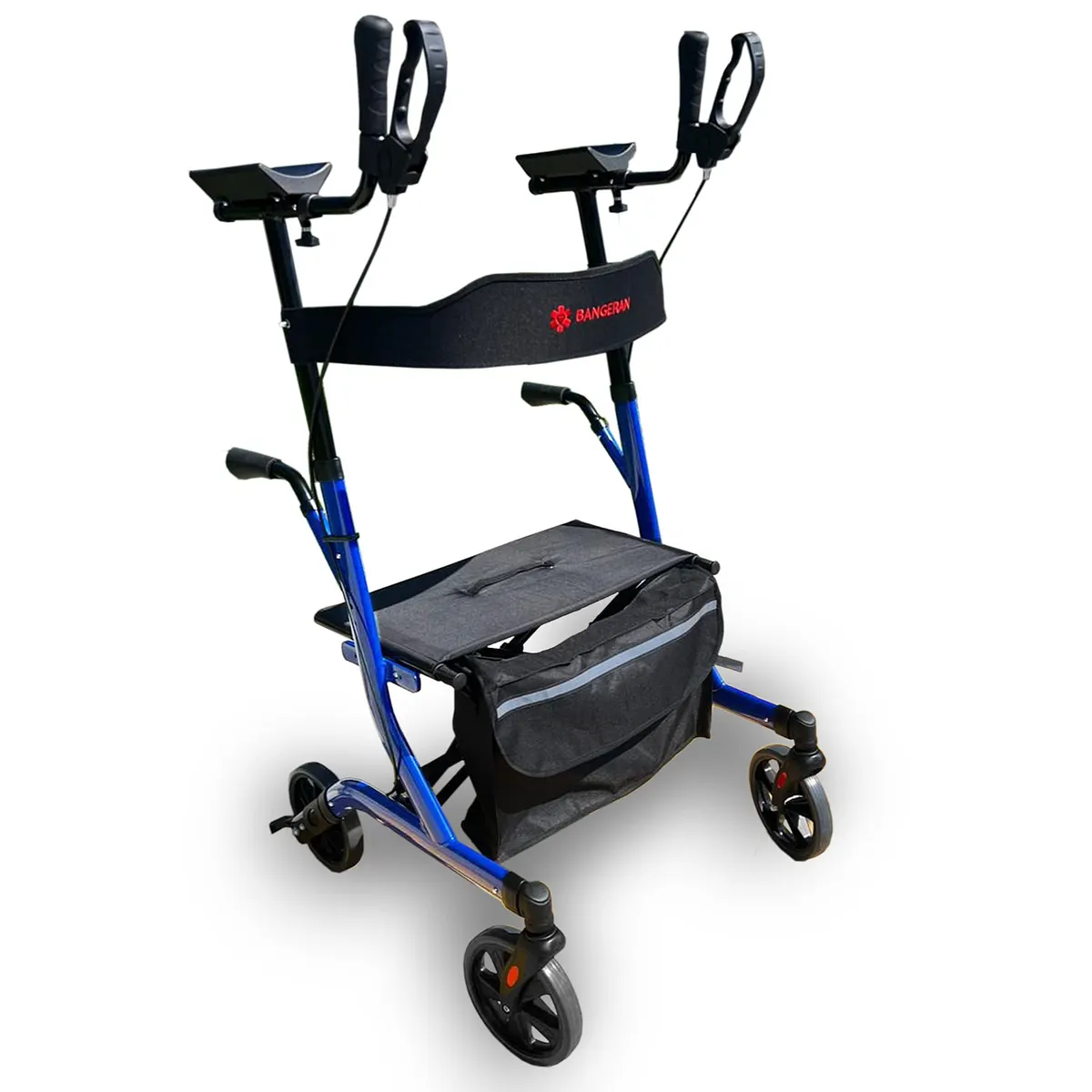Bangeran BreezeStride Foldable 4-Wheel Rollator Walker