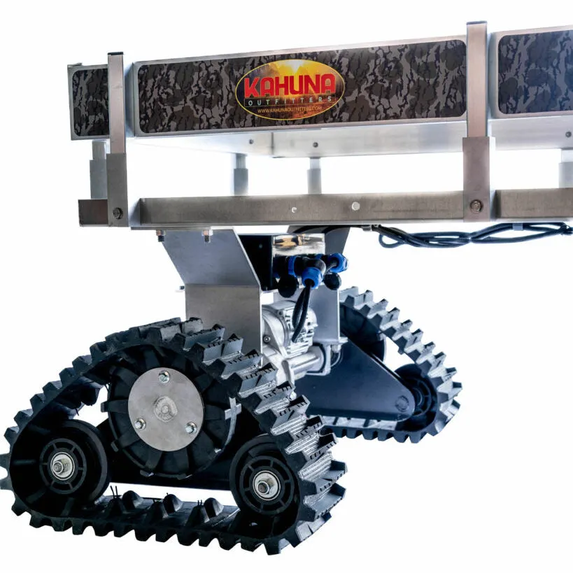 Alumacart Kahuna Electric Tracked Kahuna Wagon with Optional Skis