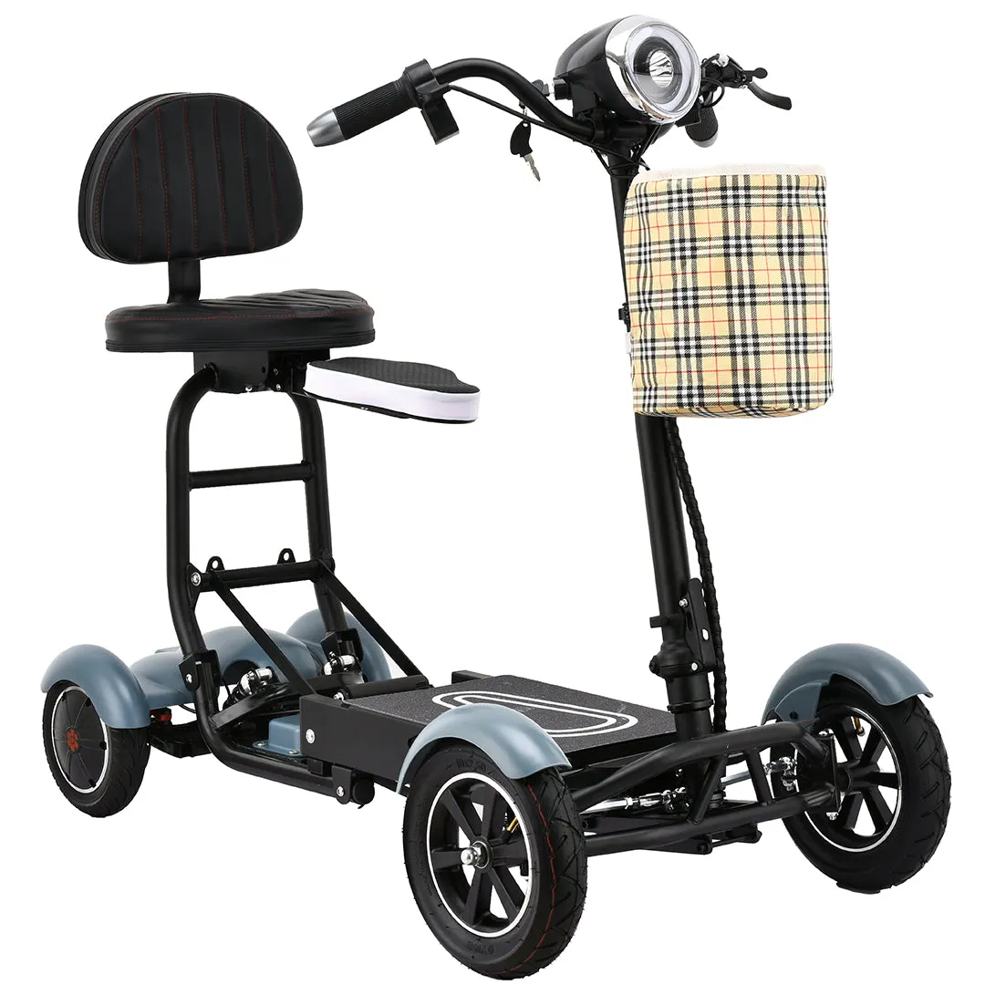 Bangeran Dragon Mobile Lightweight Foldable 4 Wheels Mobility Scooter with Double Seat
