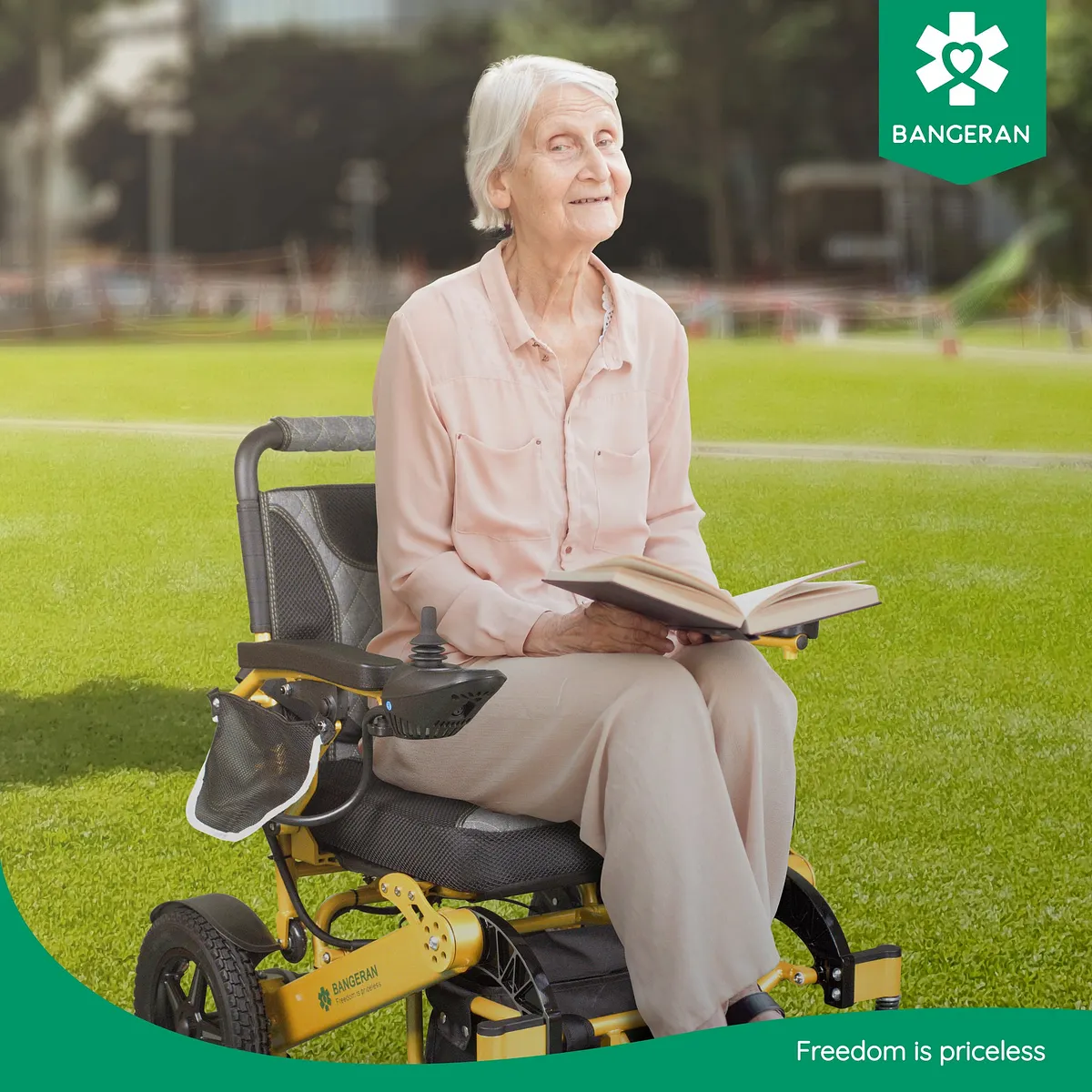 Bangeran Mammoth 20" Folding Electric Wheelchair
