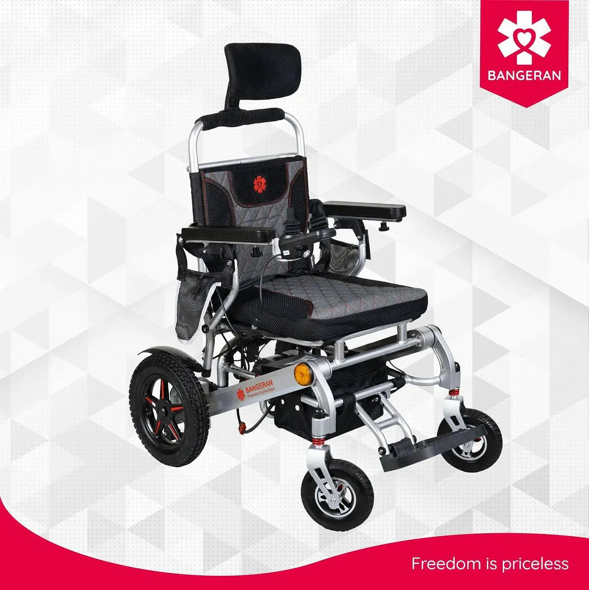 Bangeran Thunderbolt Lightweight Folding Automatic Reclining Electric Wheelchair