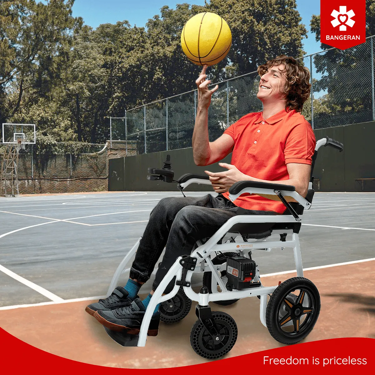 Bangeran Phoenix Ultra Lightweight Portable Folding Electric Power Wheelchair