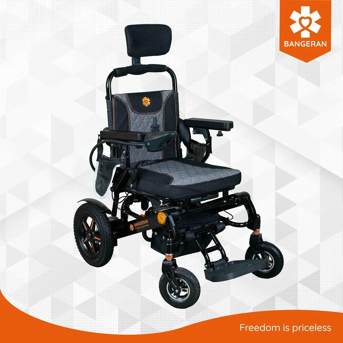 Bangeran Thunderbolt Lightweight Manual Reclinable Electric Wheelchair