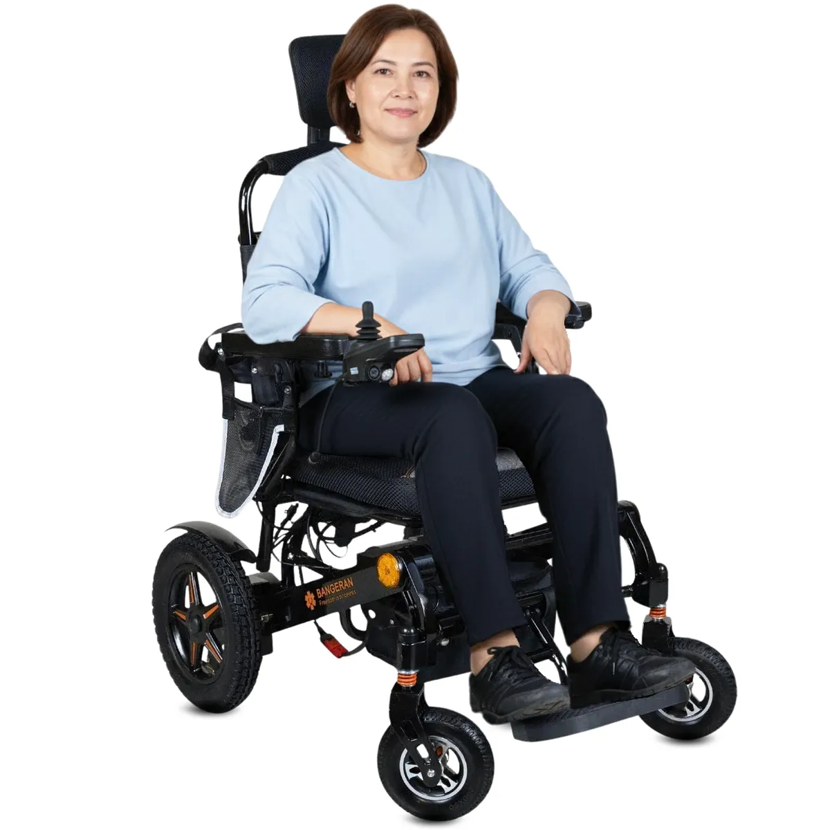 Bangeran Thunderbolt Lightweight Folding Automatic Reclining Electric Wheelchair