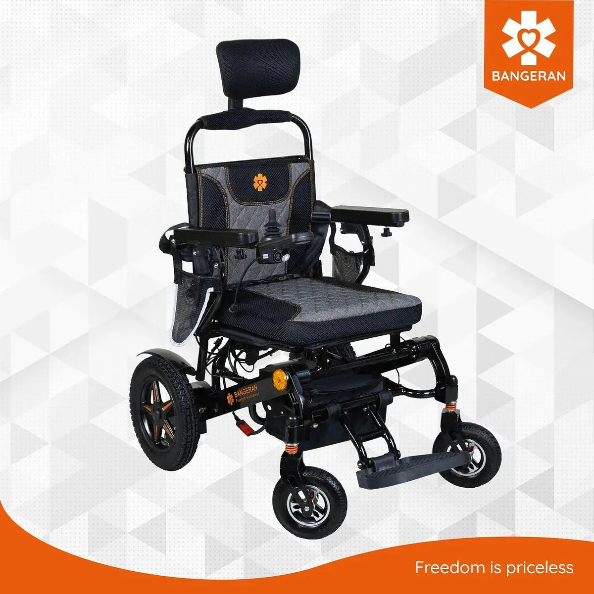 Bangeran Thunderbolt Lightweight Folding Automatic Reclining Electric Wheelchair