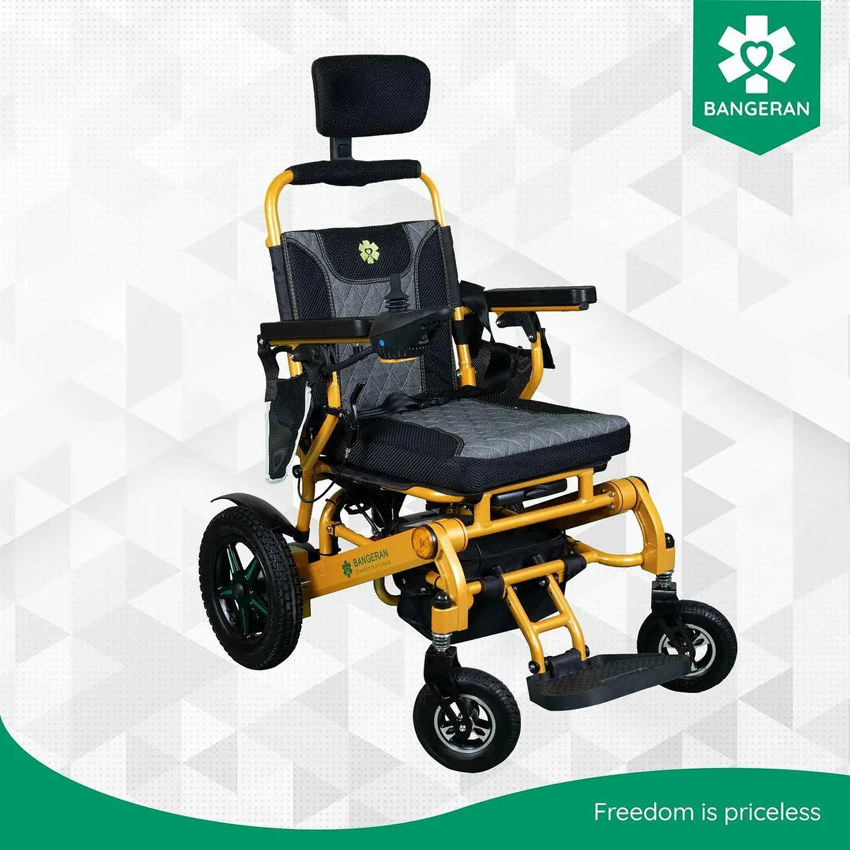 Bangeran Thunderbolt Lightweight Manual Reclinable Electric Wheelchair