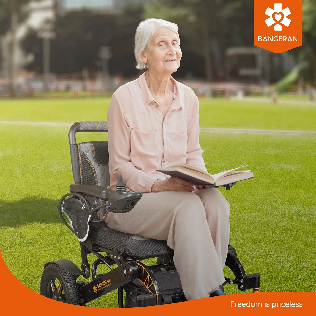 Bangeran Mammoth 20" Folding Electric Wheelchair