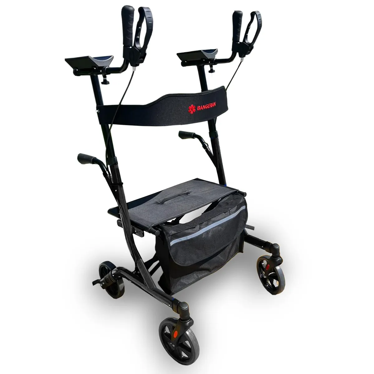 Bangeran BreezeStride Foldable 4-Wheel Rollator Walker