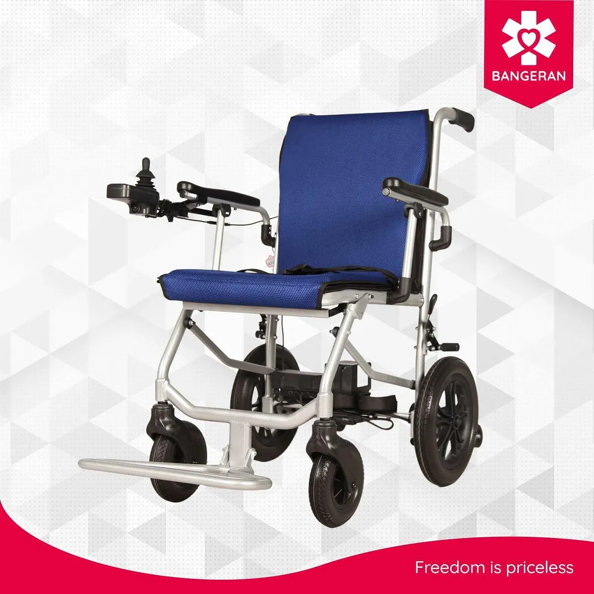 Bangeran Lite Wanderer Ultra Lightweight Collapsible Travel Electric Wheelchair