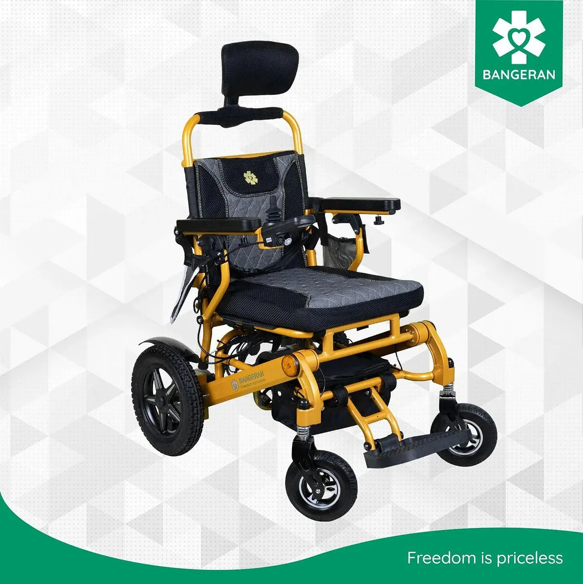 Bangeran Thunderbolt Lightweight Folding Automatic Reclining Electric Wheelchair