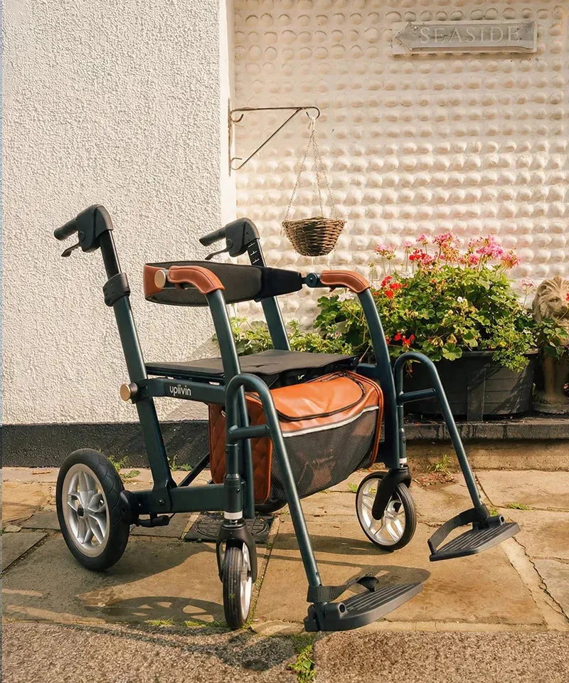 Enhance Mobility Uplivin Gavo 2-in-1 Rollator & Transport Chair