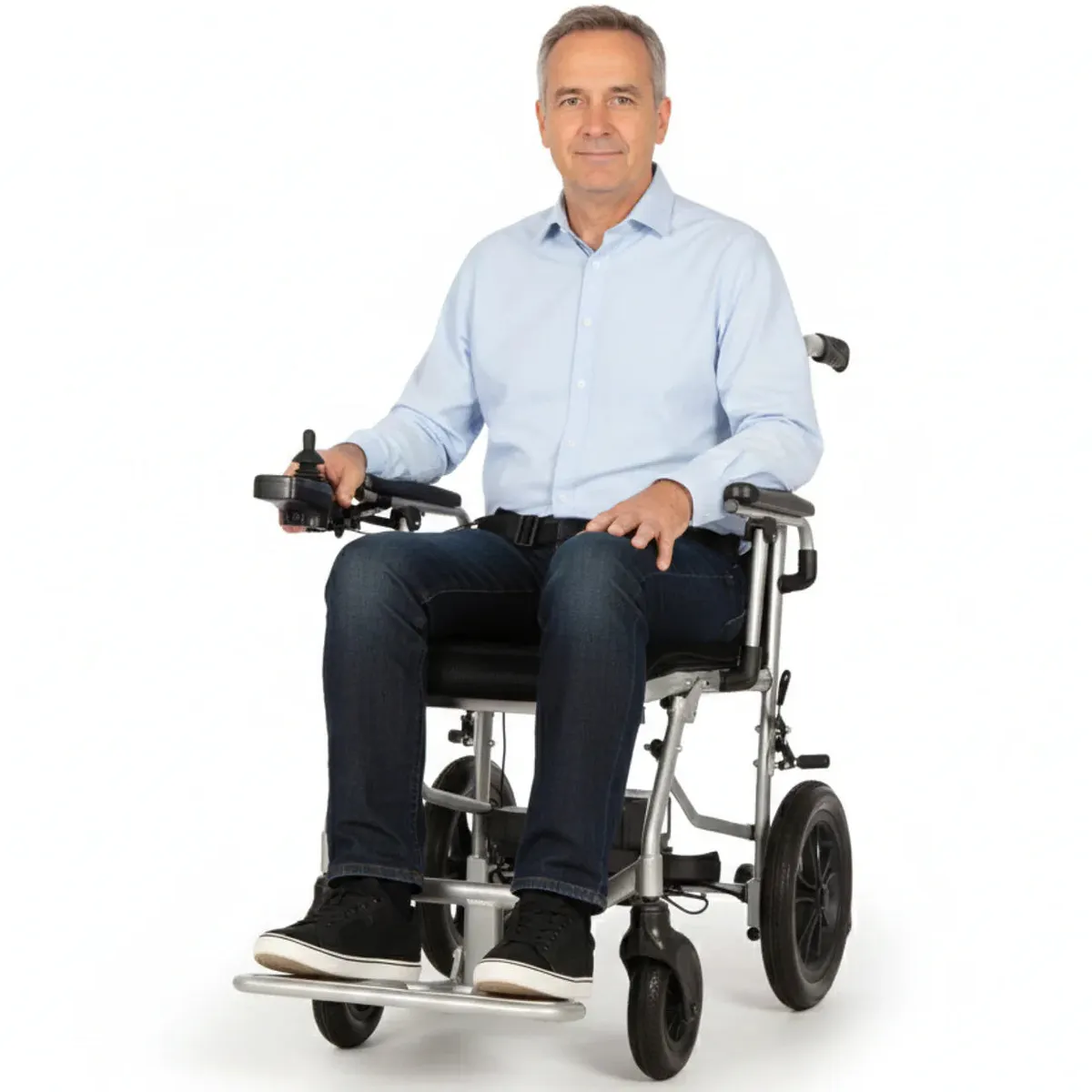 Bangeran Lite Wanderer Ultra Lightweight Collapsible Travel Electric Wheelchair