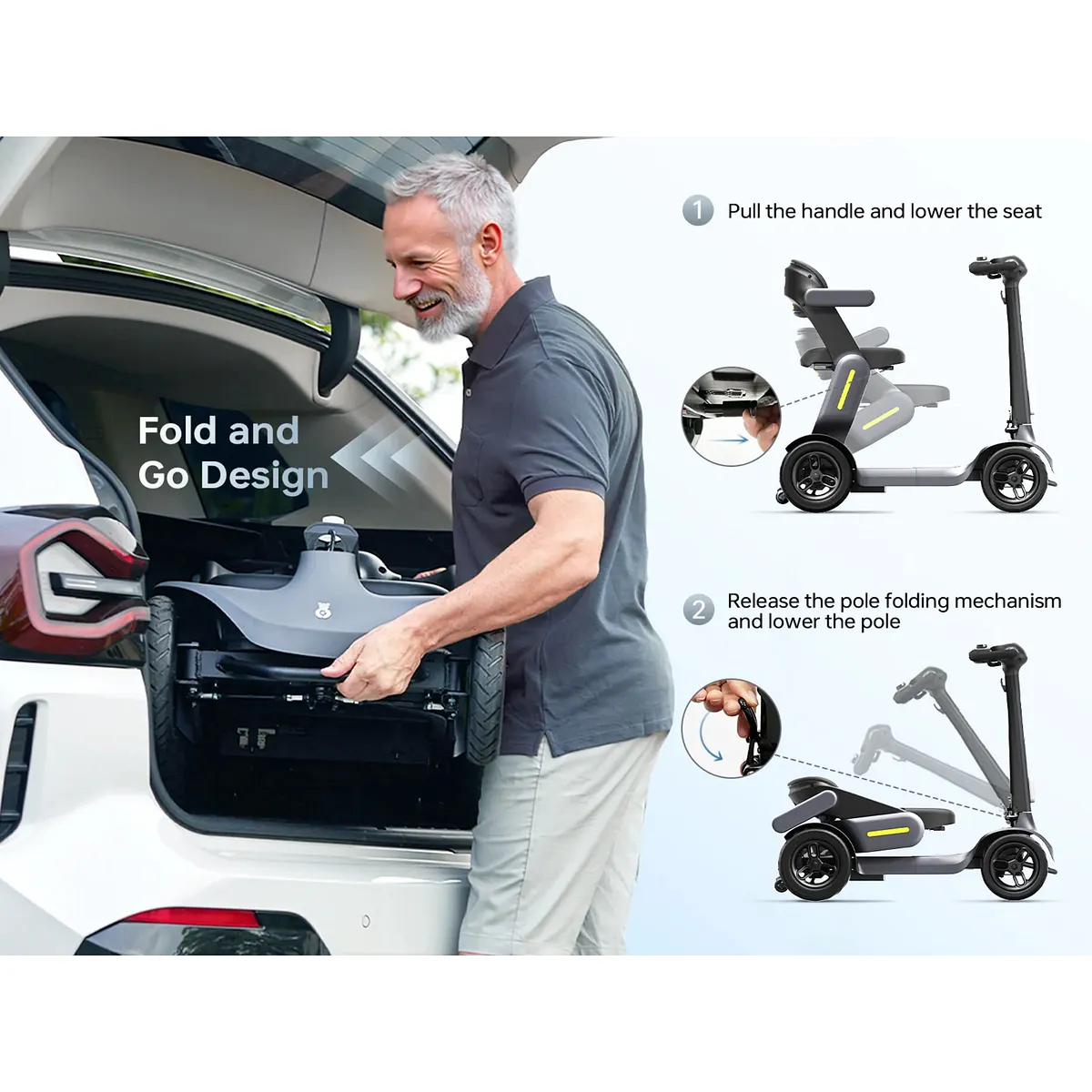 Paiseec S3 Foldable Mobility Scooter