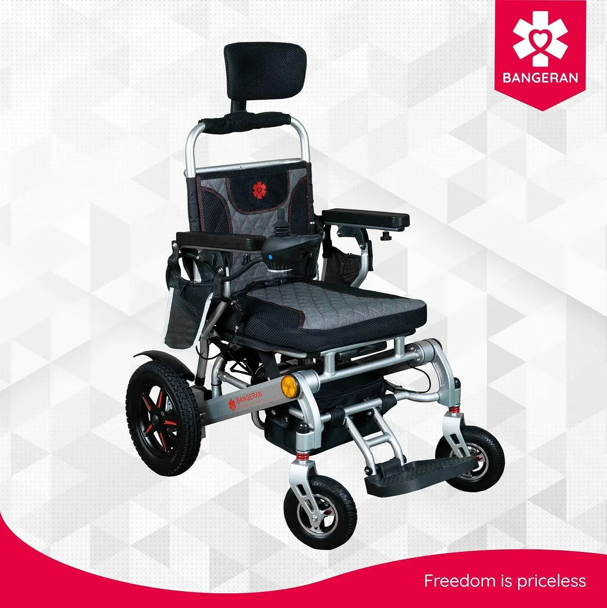 Bangeran Thunderbolt Lightweight Manual Reclinable Electric Wheelchair