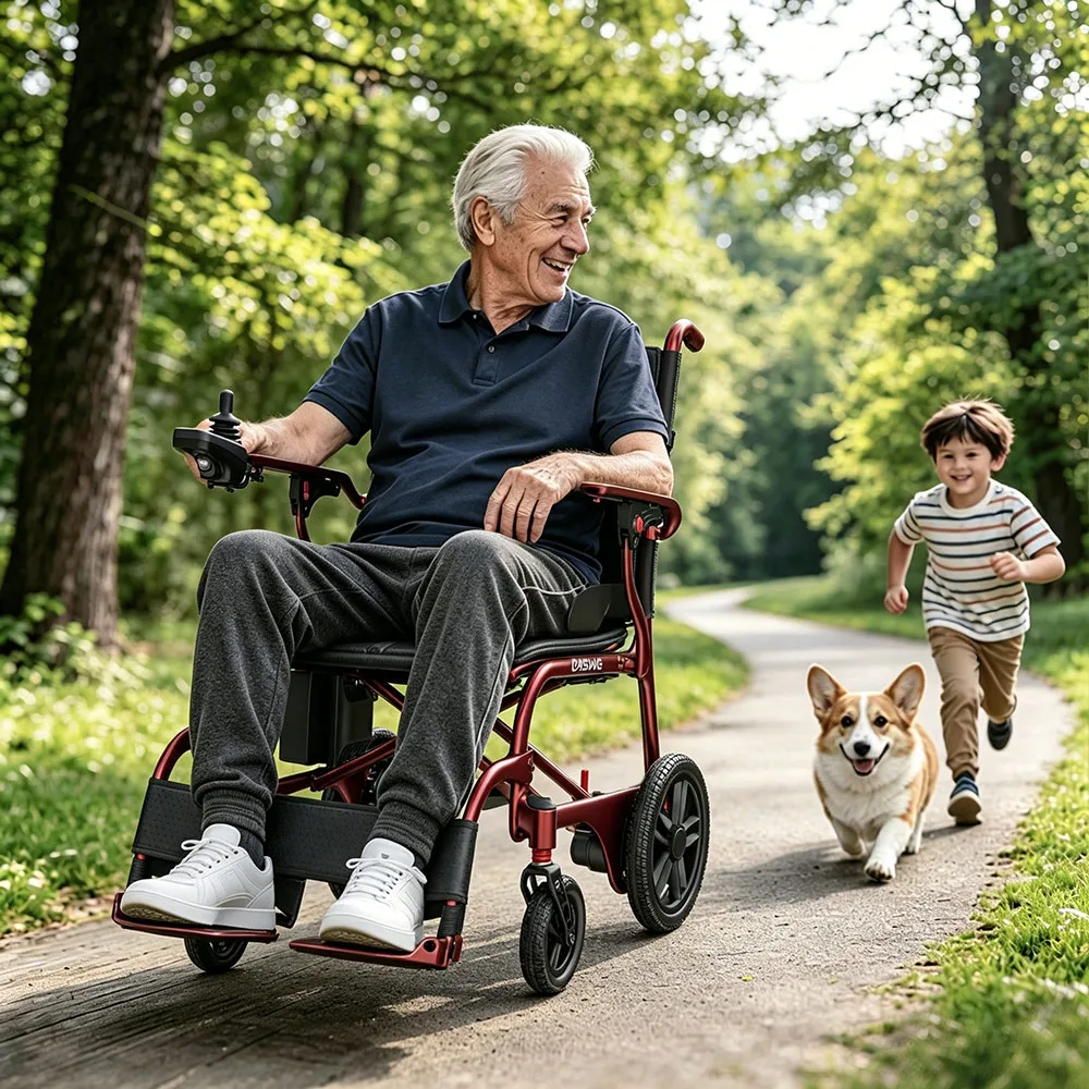 EASWE C30 ultra lightweight carbon fiber electric wheelchair