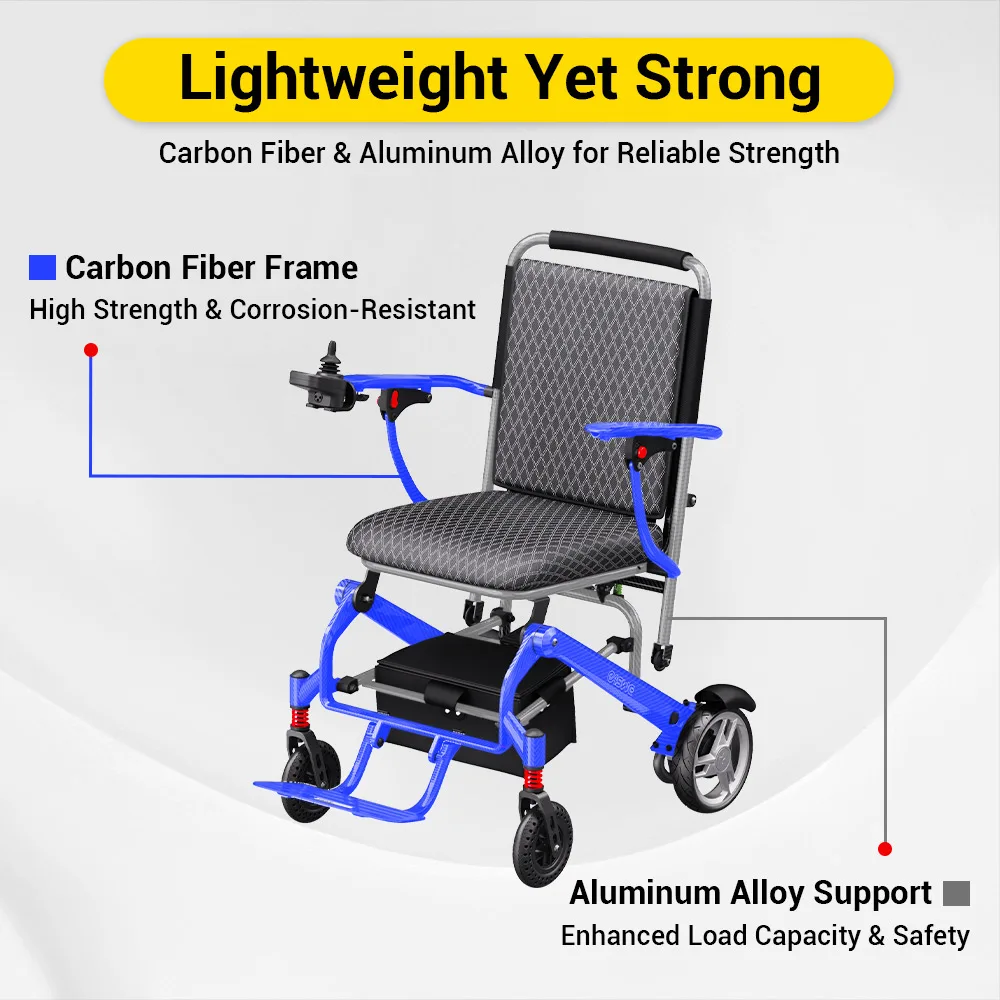 EASWE C10 carbon fiber folding electric wheelchair