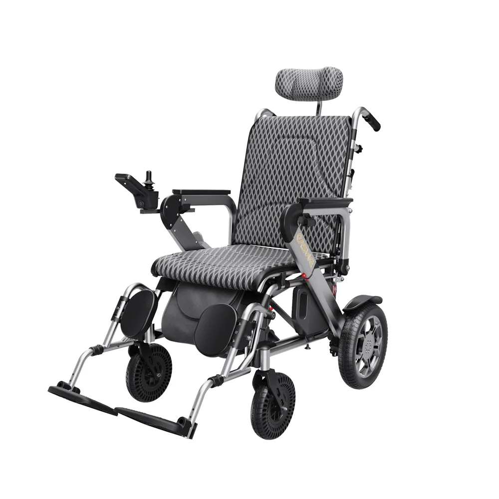 EASWE G10 heavy duty reclining electric wheelchair with headrest