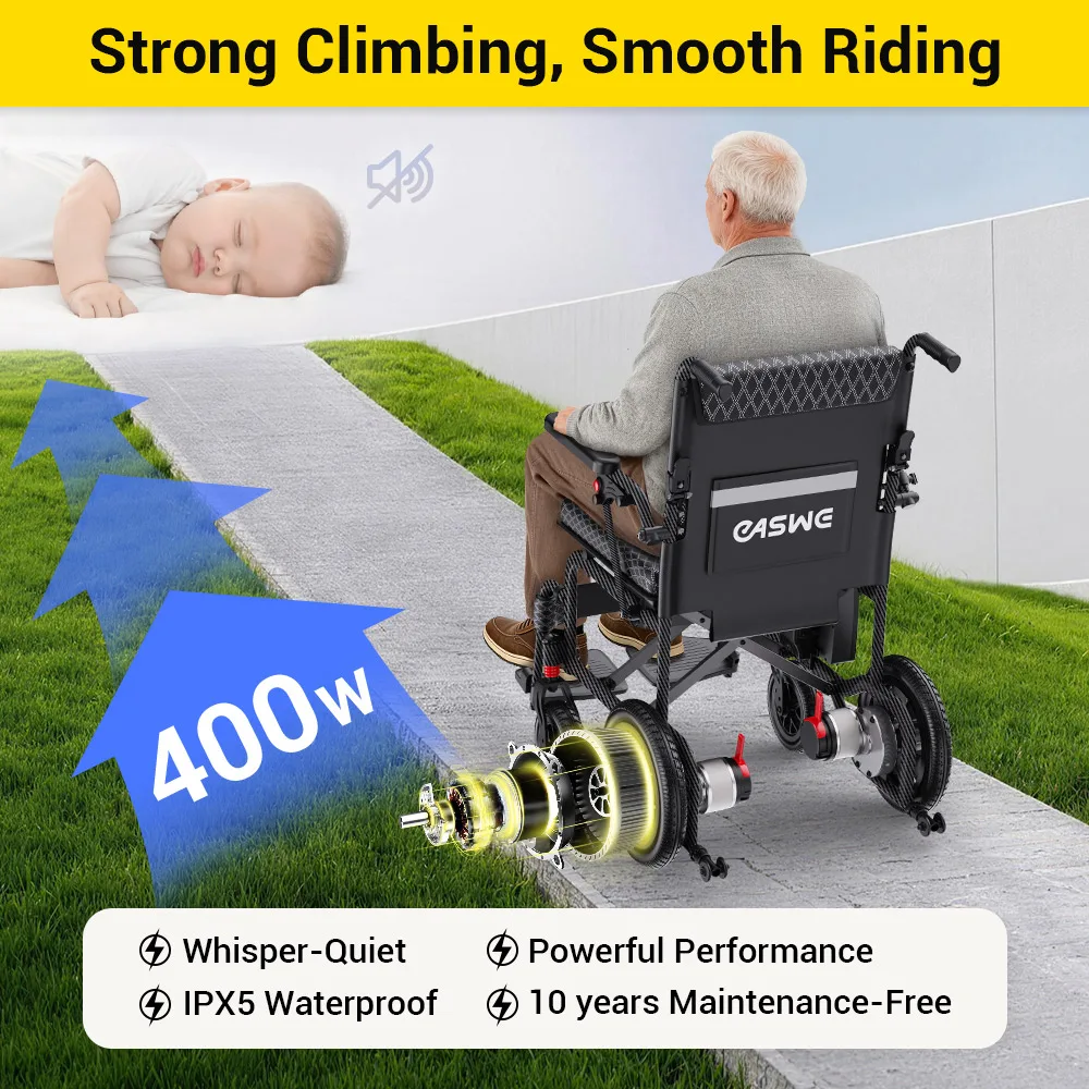 EASWE D10 compact folding electric wheelchair