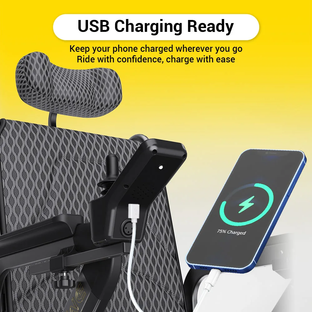 EASWE G10 heavy duty reclining electric wheelchair with headrest