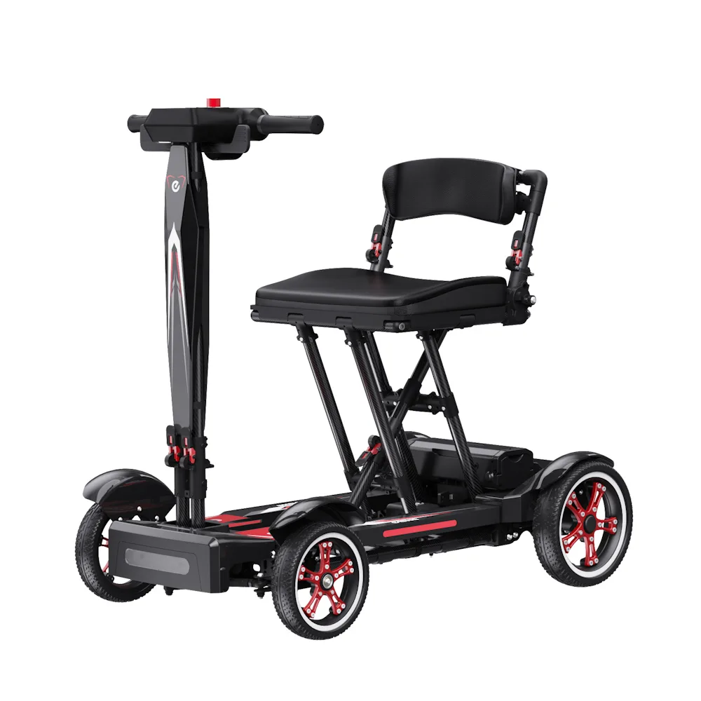 EASWE M20 carbon fiber mobility scooter, folding, in black