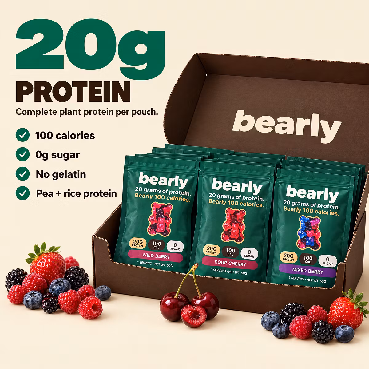 Bearly Protein Gummies