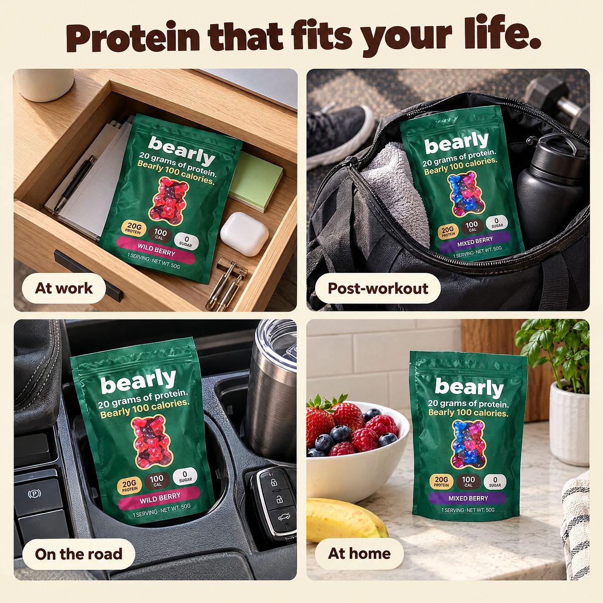 Bearly Protein Gummies