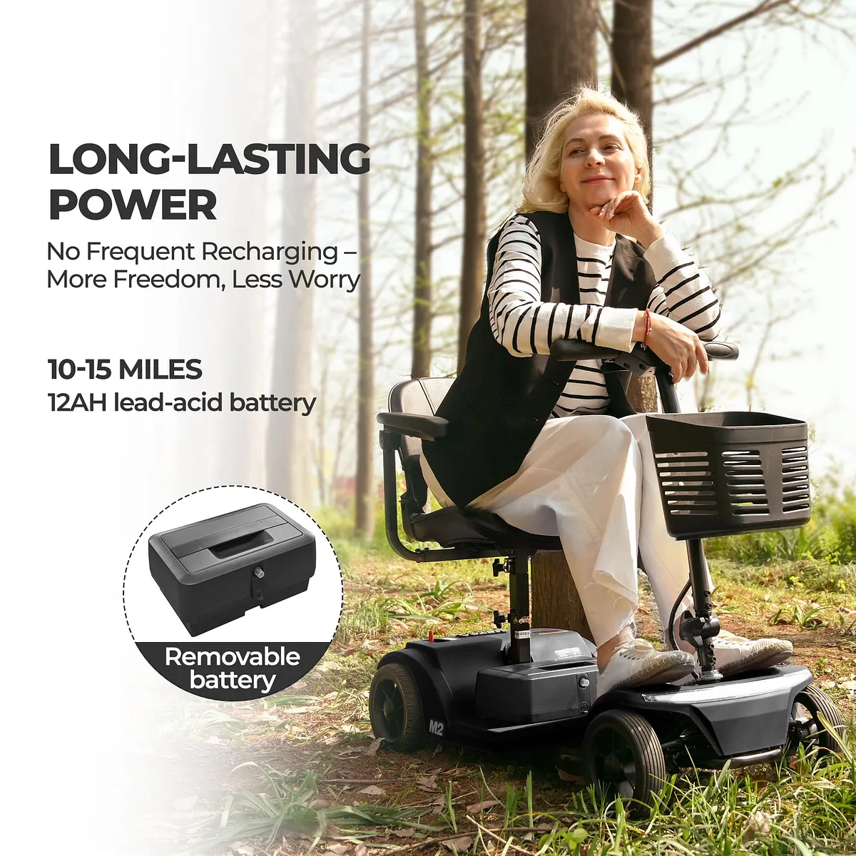 Metro Mobility M2 Heavy Duty 4-Wheel Mobility Scooter