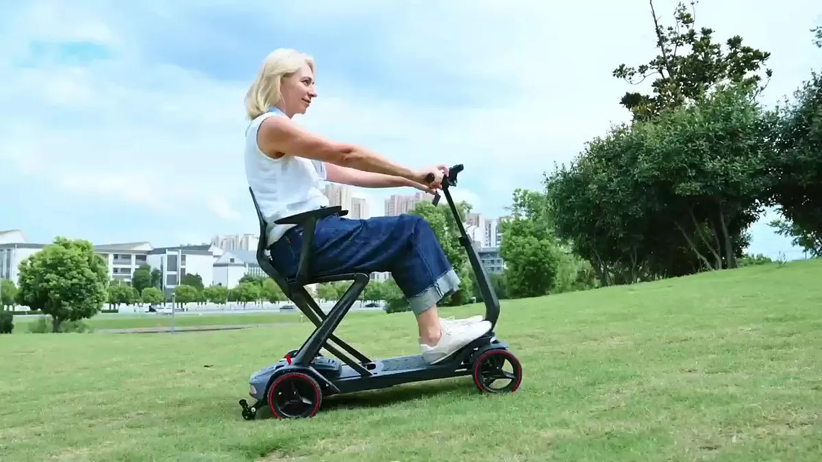Enhance Mobility iMOVE AirCarbon Carbon Fiber Folding Mobility Scooter