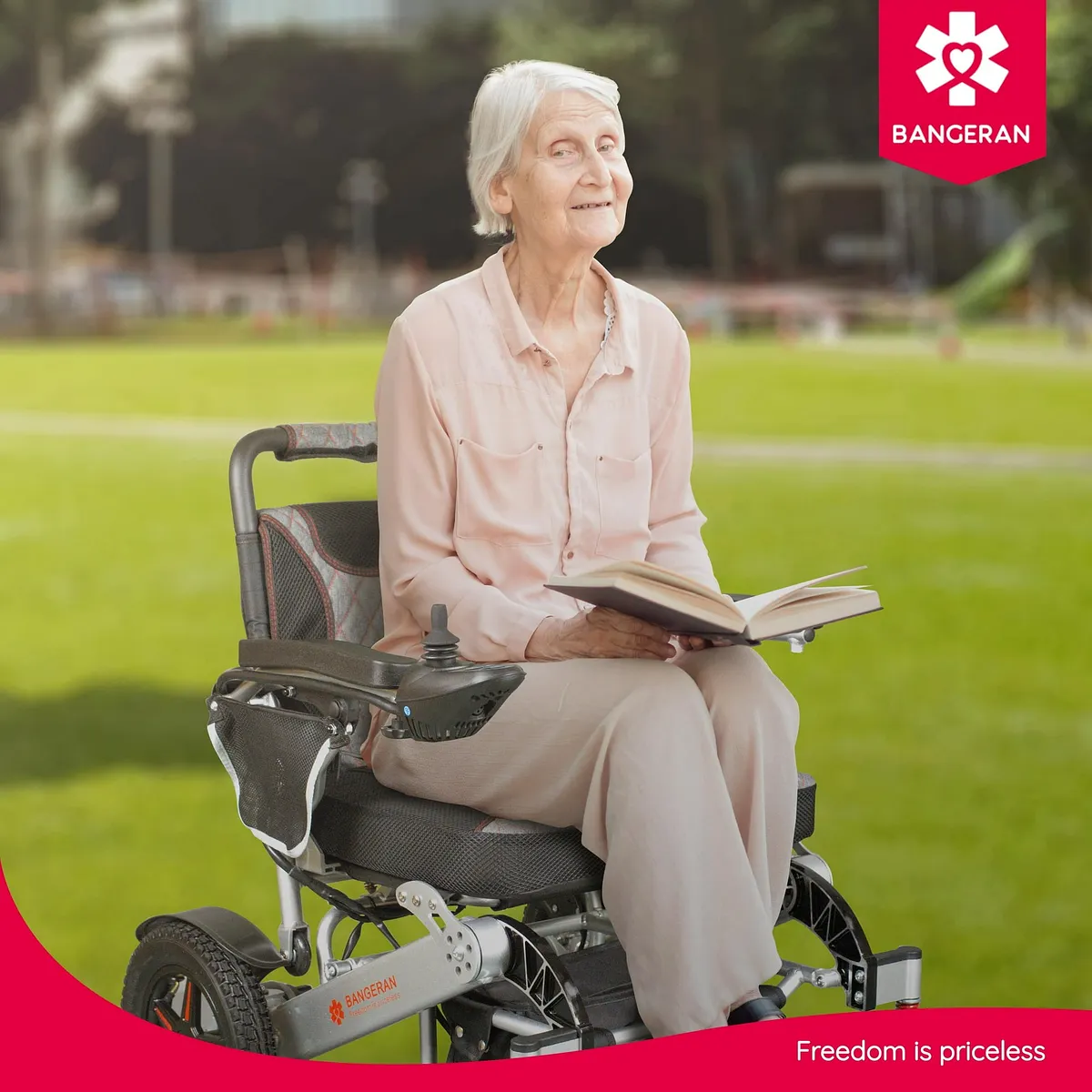 Bangeran Mammoth Ergonomic All-Terrain Compact Electric Wheelchair