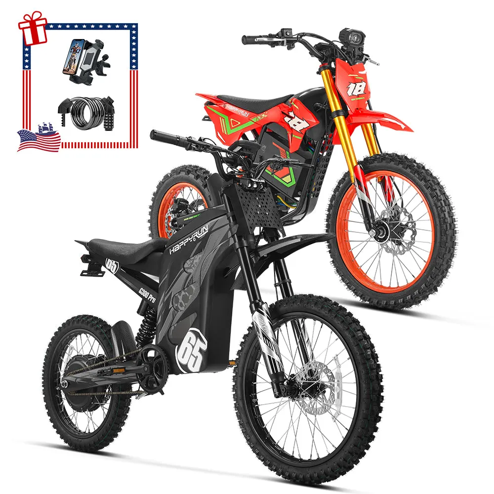 HappyRun Ultimate Dirt E-Bike Combo – F18 2.0 + G300 Pro