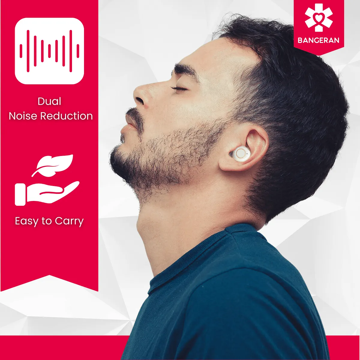 Bangeran Rechargeable Over-the-Counter Hearing Amplifier