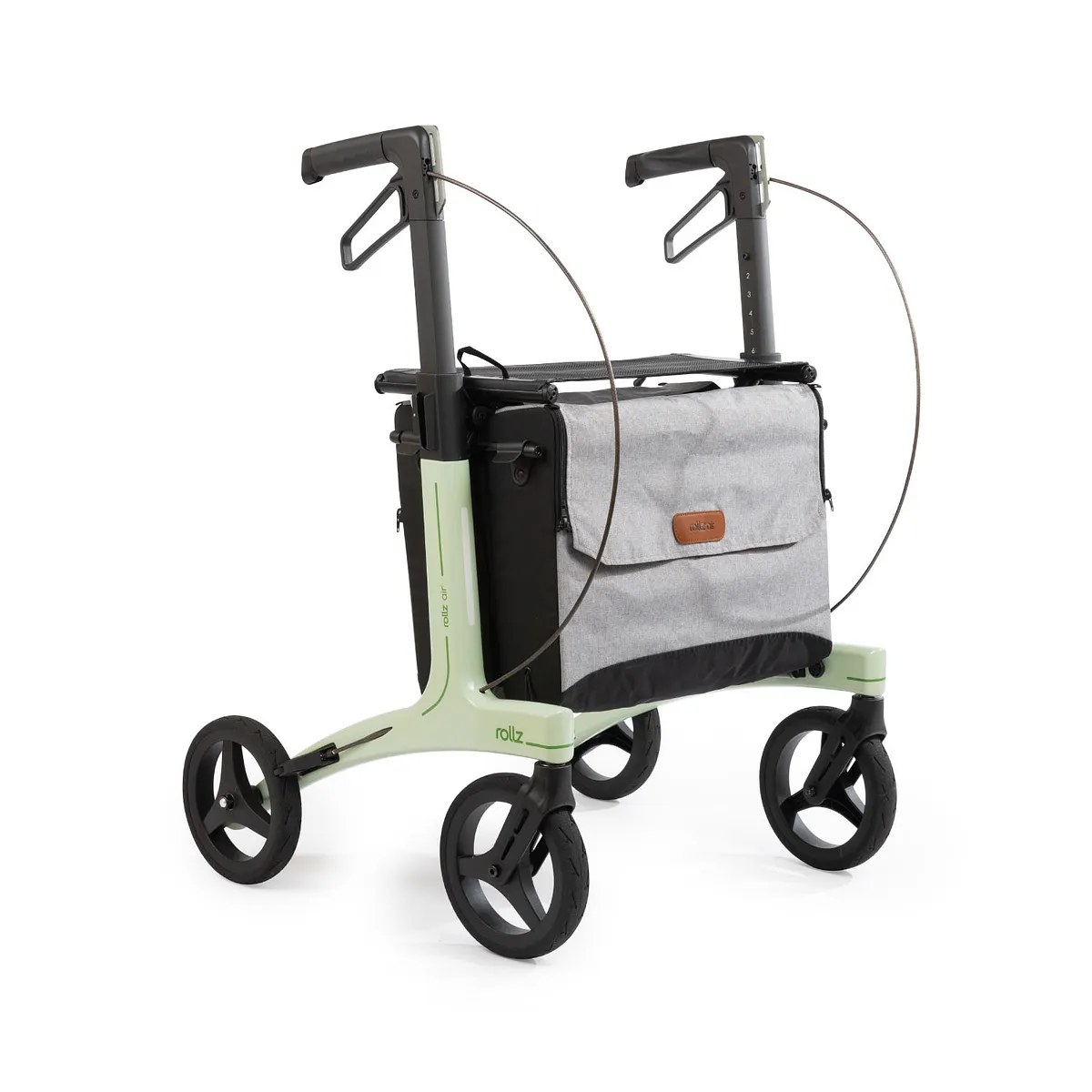 Rollz Air Ultralight Carbon Fiber Rollator Walker with Seat