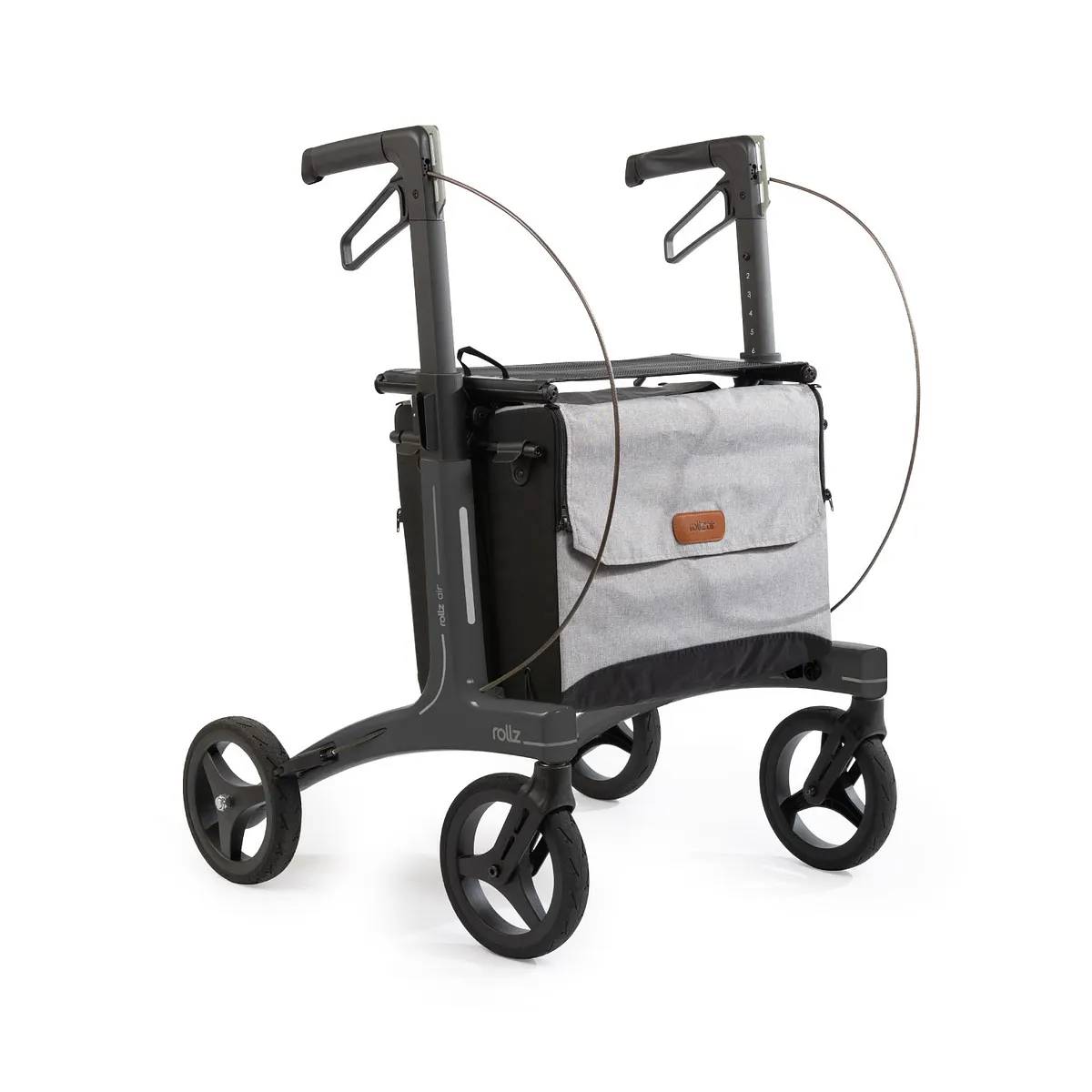 Rollz Air Ultralight Carbon Fiber Rollator Walker with Seat
