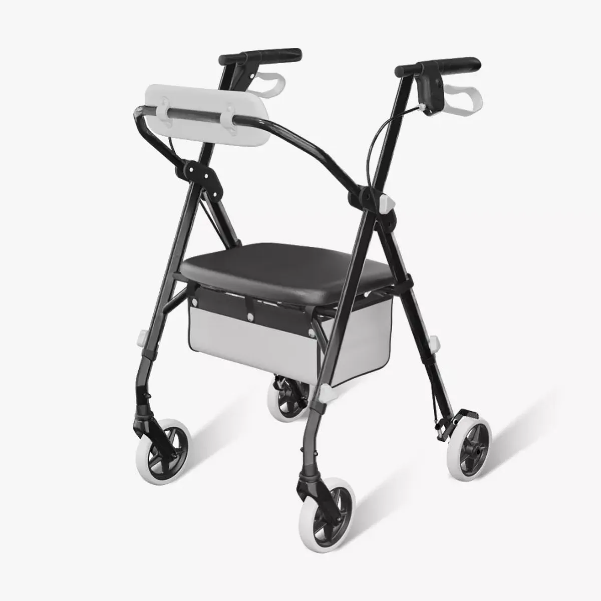 Vocic Z11 Standard Rollator Walker with Padded Seat